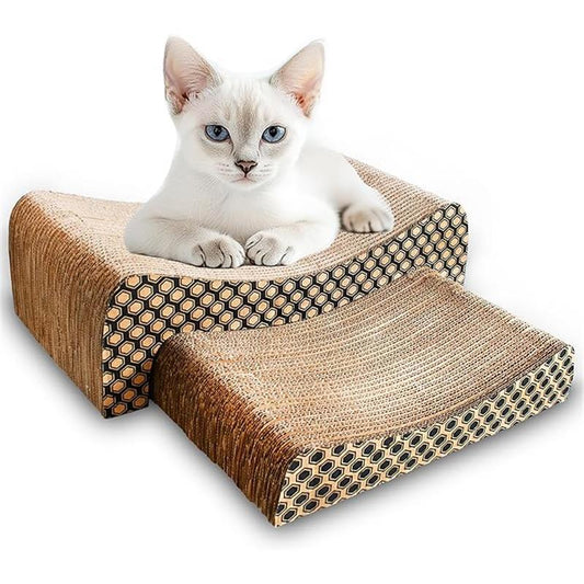 Cat Scratching Board, 2 in 1 Cat Scratcher Pad Set, Indoor Furniture Protector