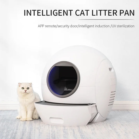 Automatic Self-Cleaning Cat Litter Box - Large & Enclosed