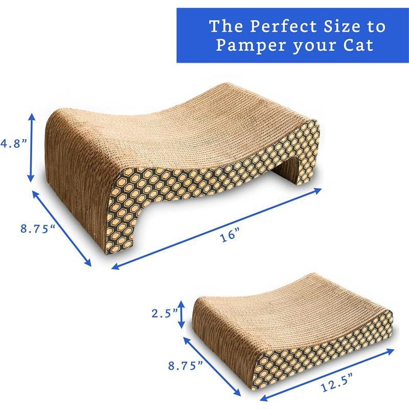 Cat Scratching Board, 2 in 1 Cat Scratcher Pad Set, Indoor Furniture Protector