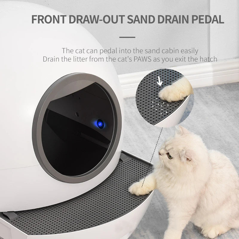 Automatic Self-Cleaning Cat Litter Box - Large & Enclosed