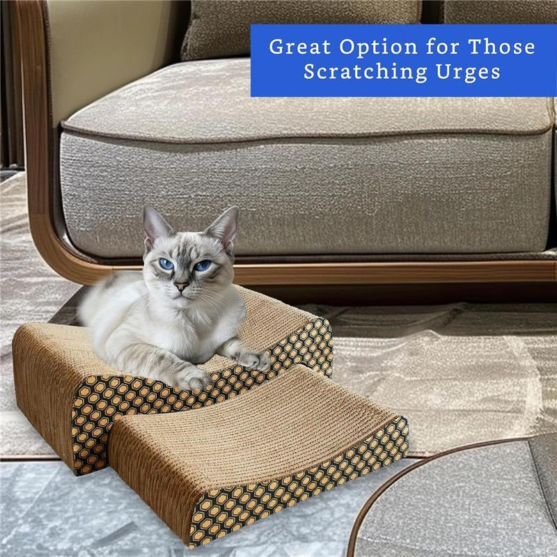 Cat Scratching Board, 2 in 1 Cat Scratcher Pad Set, Indoor Furniture Protector