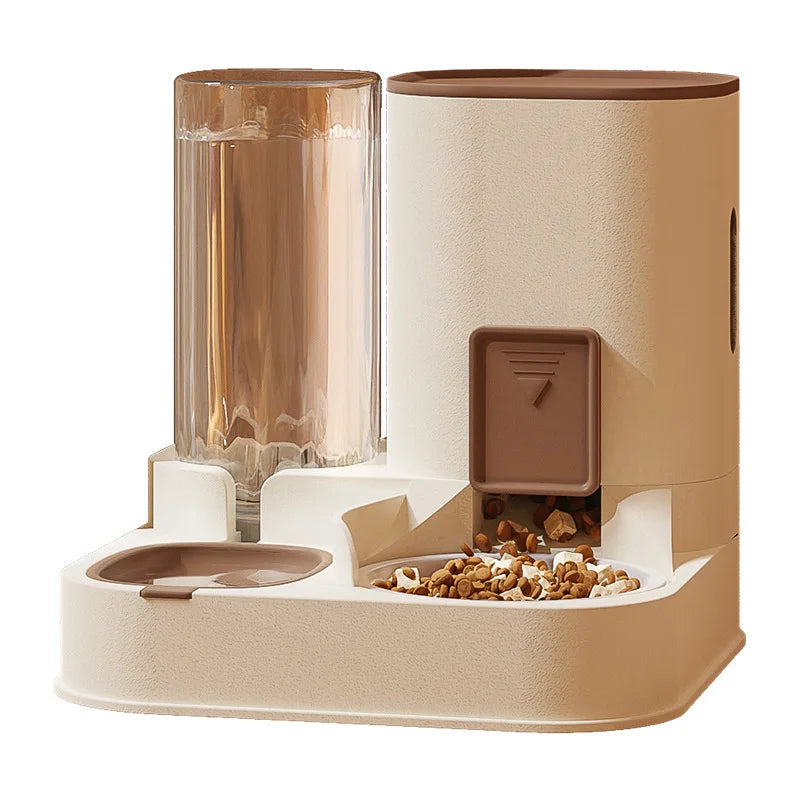 Automatic Pet Cat Water Dispenser with Large Capacity and Dry Wet Separation - Perfect for Feeding and Hydration!